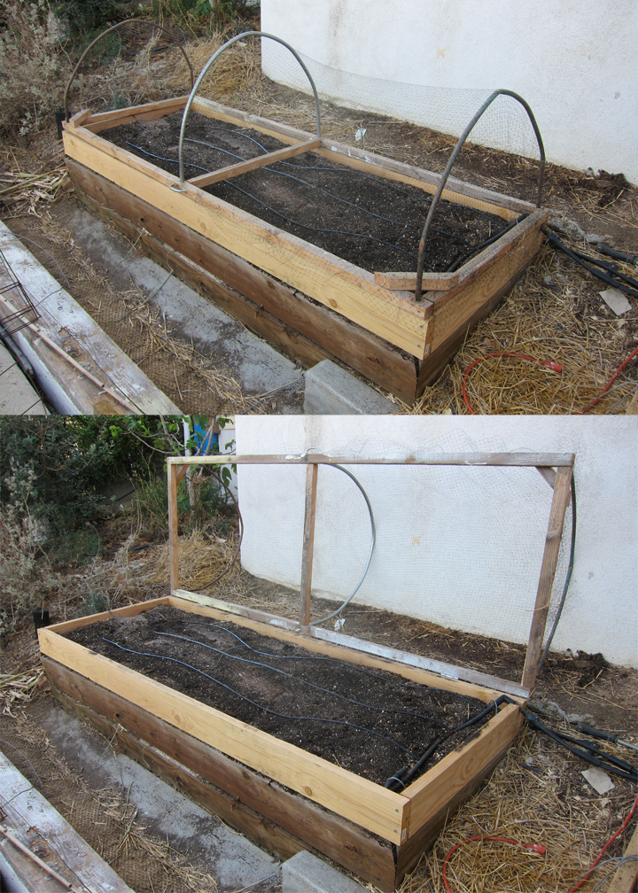 A Hinged Cover for a Raised Bed Vegetable Garden | Root Simple