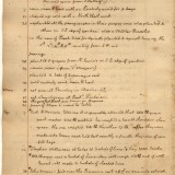 A page from Thomas Jefferson's garden diary.