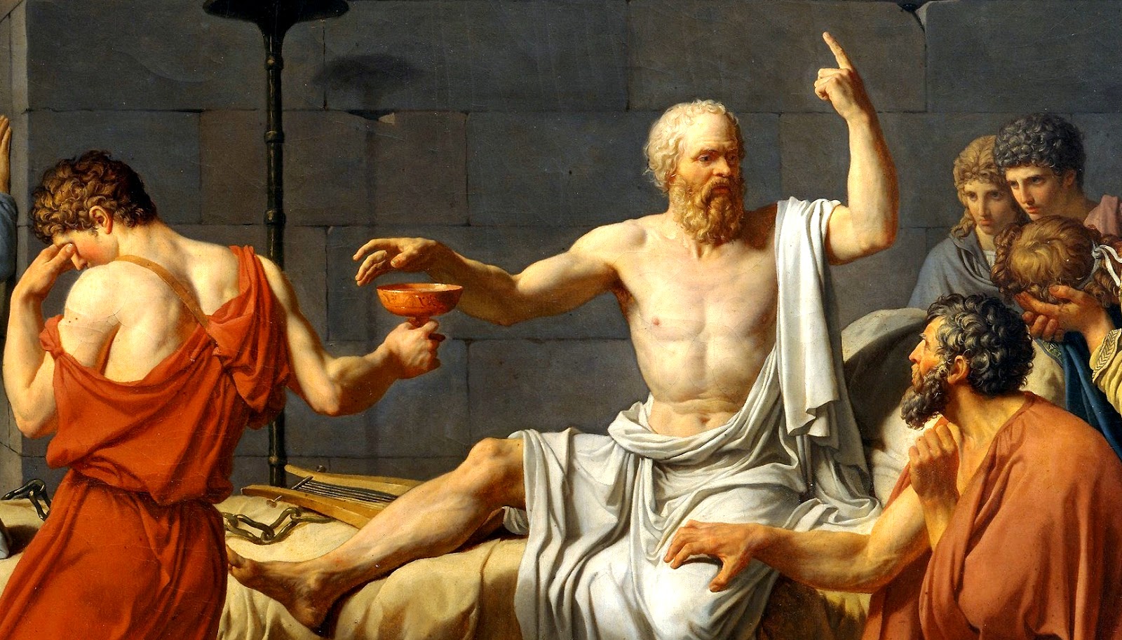 Death of Socrates JacquesLouisDavid